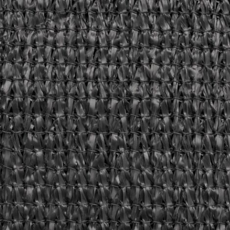 INLIFE Parasol en PEHD rectangulaire 4 x 6 m Anthracite