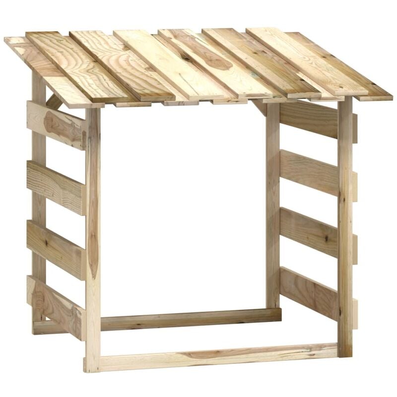 Inlife - Pergola avec toit 100x90x100 cm Bois de pin imprégné