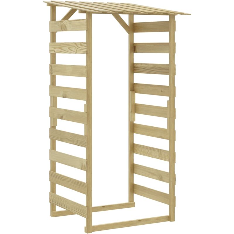 Inlife - Pergola avec toit 100x90x200 cm Bois de pin imprégné
