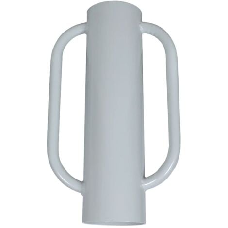 INLIFE Pilon à poteau de clôture avec poignées Acier