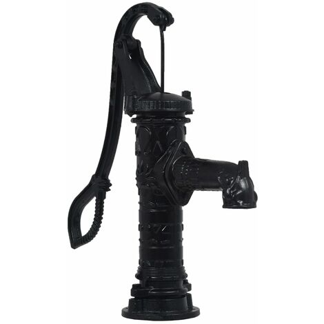 INLIFE Pompe à eau manuelle de jardin Fonte