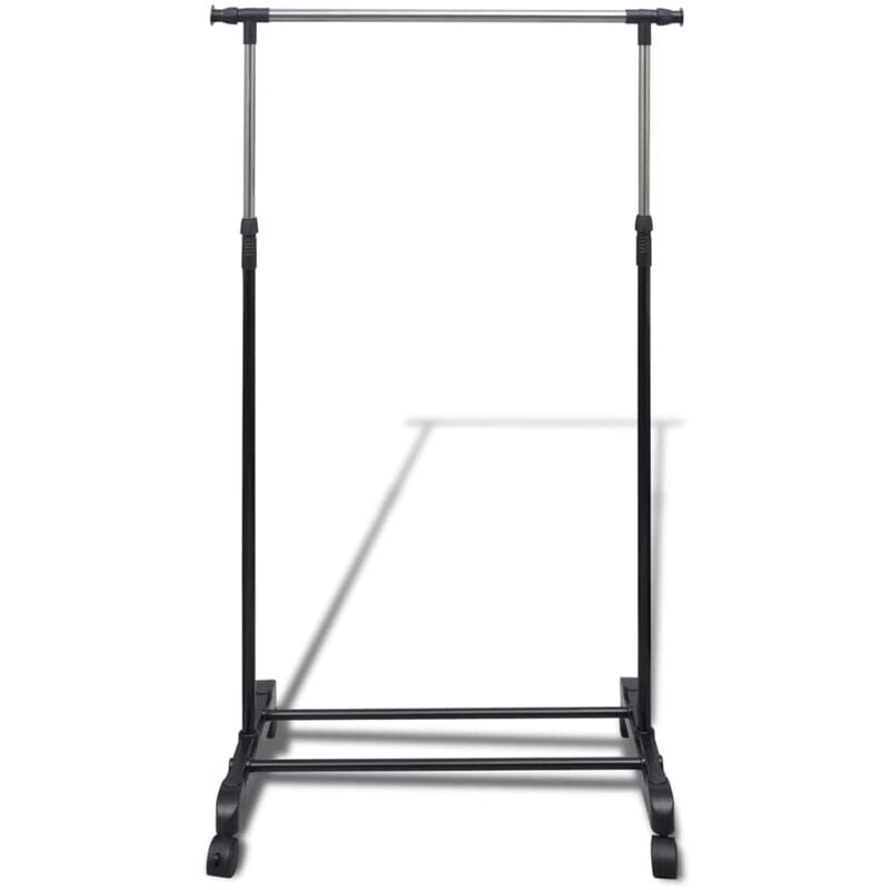 Port-manteau réglable 4 roulettes 1 rail d'accrochage - Inlife