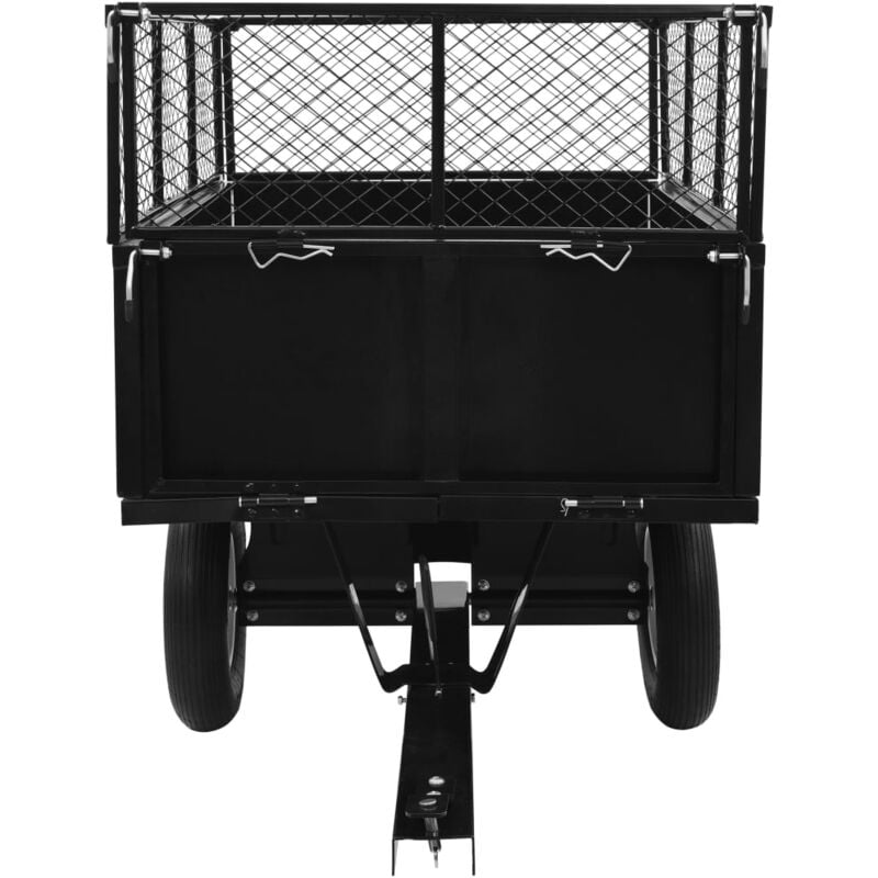 Remorque basculante pour tondeuse de pelouse Charge de 300 kg - Inlife