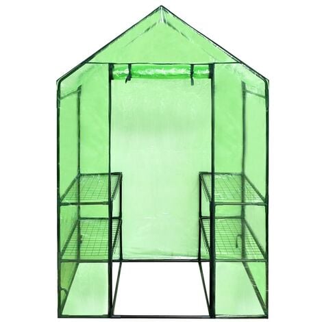 INLIFE Serre avec 4 étagères