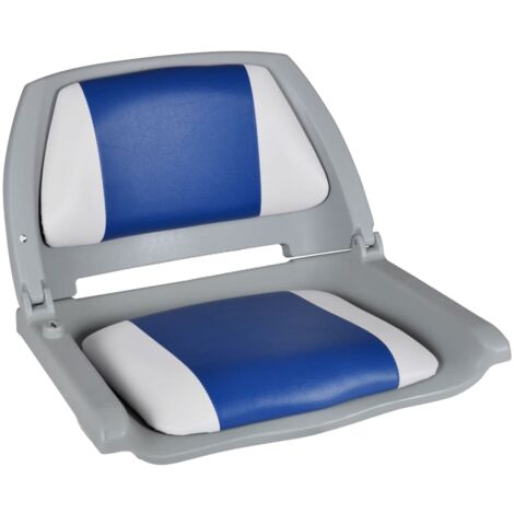 INLIFE Sièges de bateau 2 pcs Dossier pliable avec oreiller 41x51x48cm