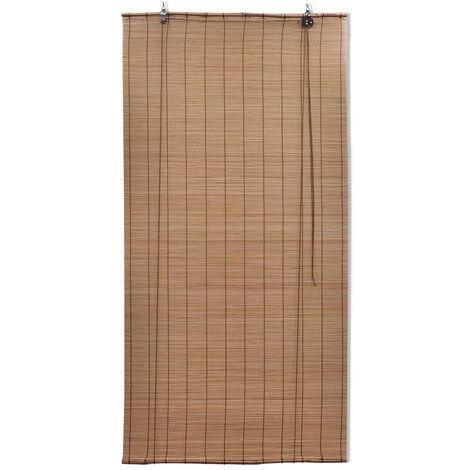 INLIFE Store roulant Bambou Marron 150 x 220 cm