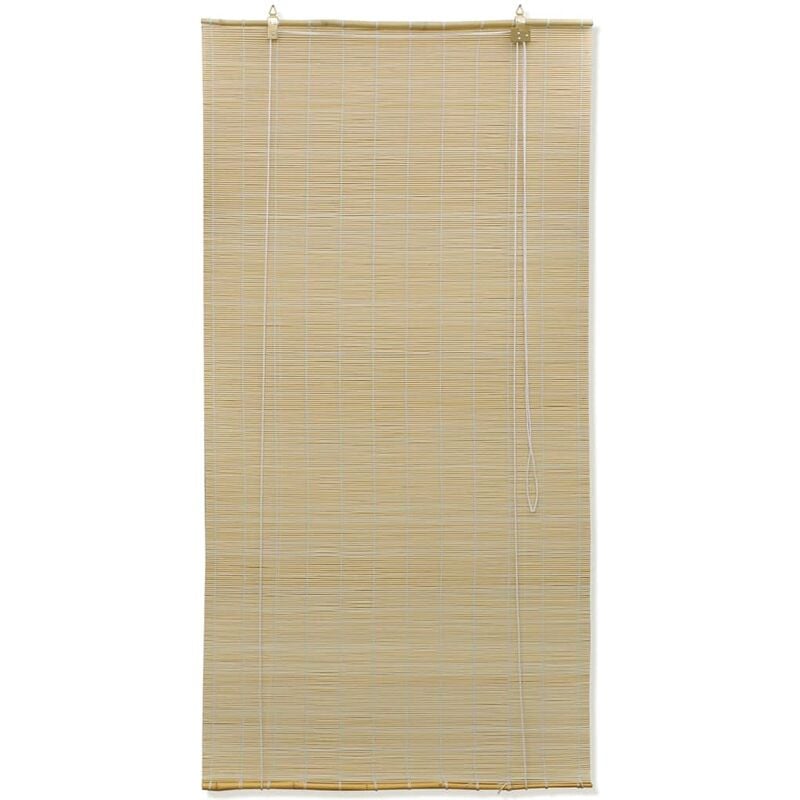 Store roulant en bambou 100 x 220 cm Naturel - Inlife