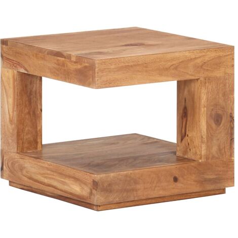 INLIFE Table basse 45x45x40 cm Bois solide