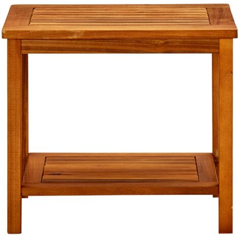 INLIFE Table basse 50x35x45 cm en Bois d'acacia solide Table de Salon Basse pour Chambre Bureau
