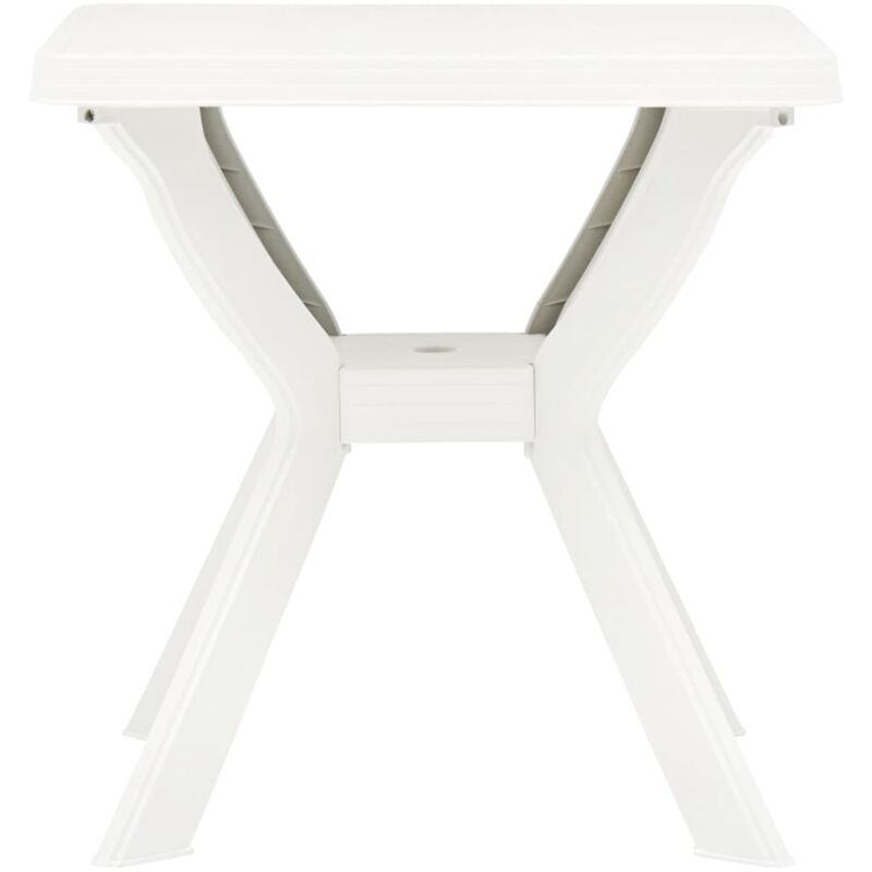 Table de bistro Blanc 70x70x72 cm Plastique - Inlife
