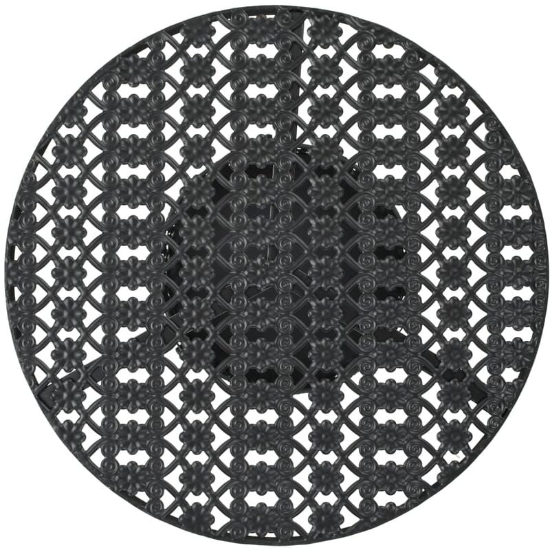 Table de bistro Noir 40x70 cm Métal - Inlife