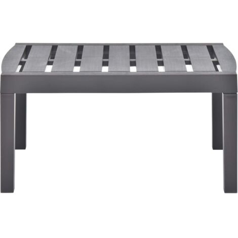 INLIFE Table de jardin Moka 78x55x38 cm Plastique