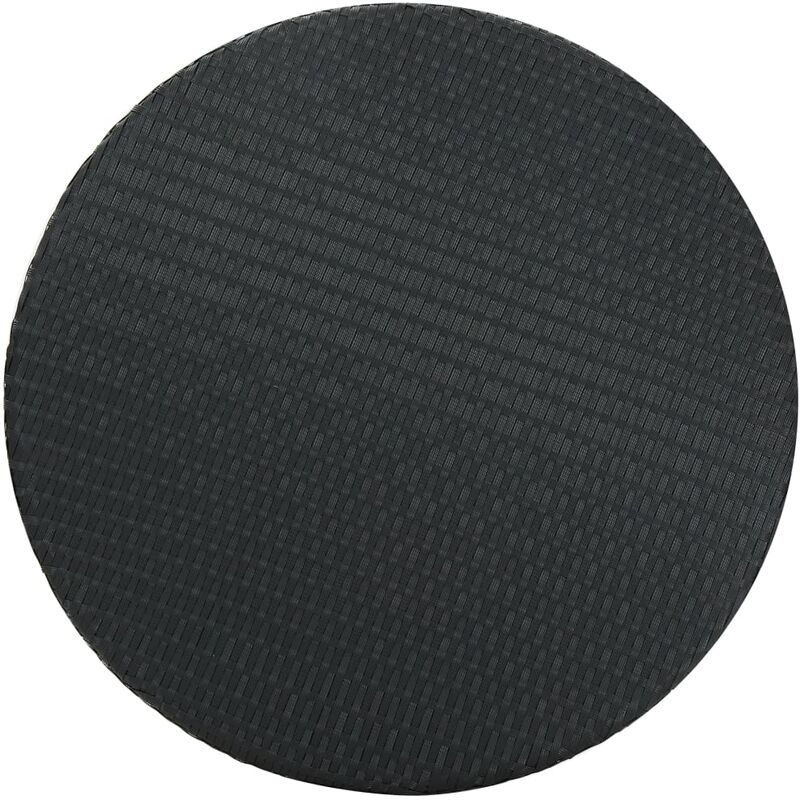 Inlife - Table de jardin Noir 75,5x106 cm Résine tressée