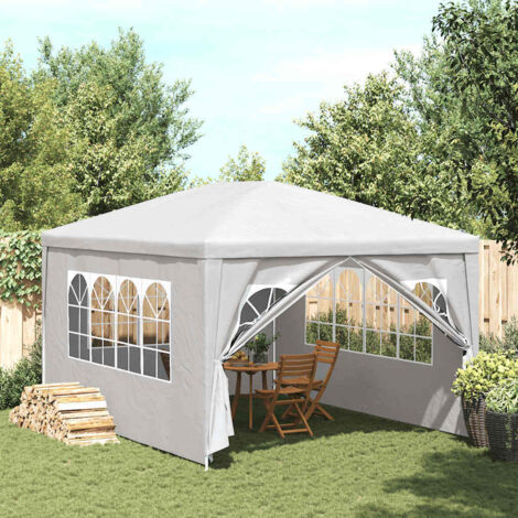 INLIFE Tente de réception 3 x 4 m Blanc