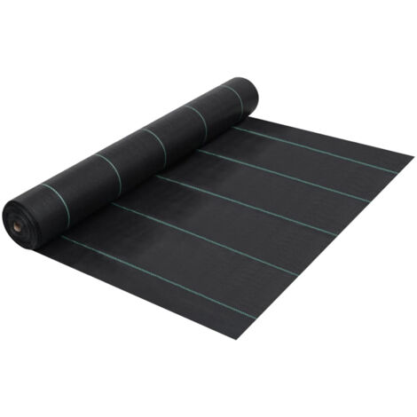 INLIFE Toile de paillage Noir PP 60 g/m² 1x50 m