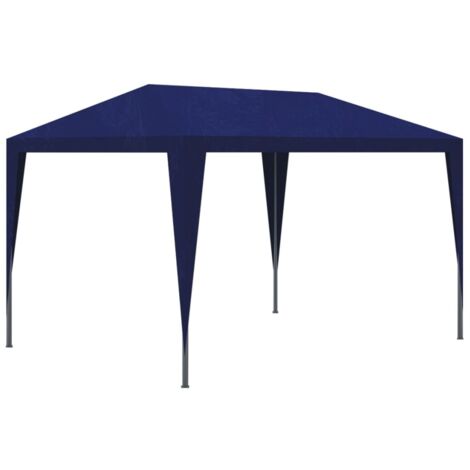 INLIFE Tonnelle de jardin Tente de réception Chapiteau Bleu 3x3m