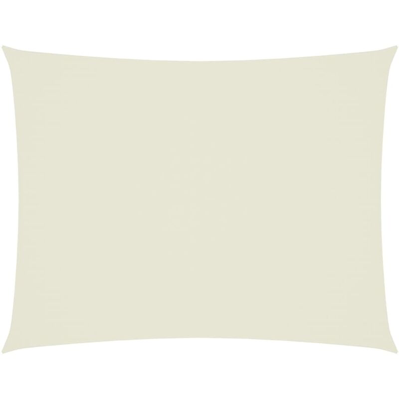 Inlife - Voile de parasol Tissu Oxford rectangulaire 6x8 m Crème