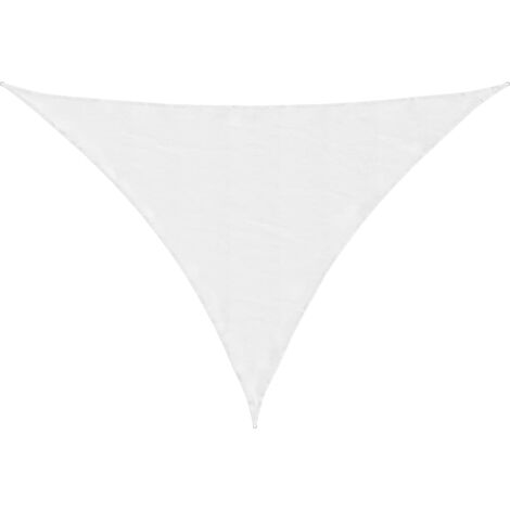 INLIFE Voile de parasol Tissu Oxford triangulaire 3x3x4,24 m Blanc