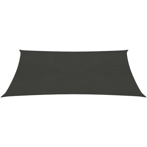 INLIFE Voile d'ombrage 160 g/m² Anthracite 3,5x4,5 m PEHD