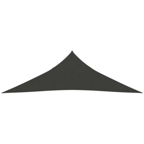 INLIFE Voile d'ombrage 160 g/m² Anthracite 4x4x4 m PEHD
