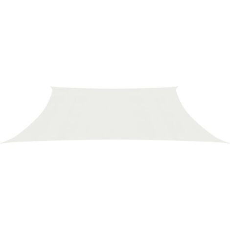 INLIFE Voile d'ombrage 160 g/m² Blanc 3/4x2 m PEHD