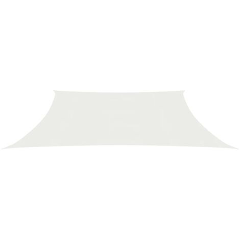 INLIFE Voile d'ombrage 160 g/m² Blanc 3/4x3 m PEHD