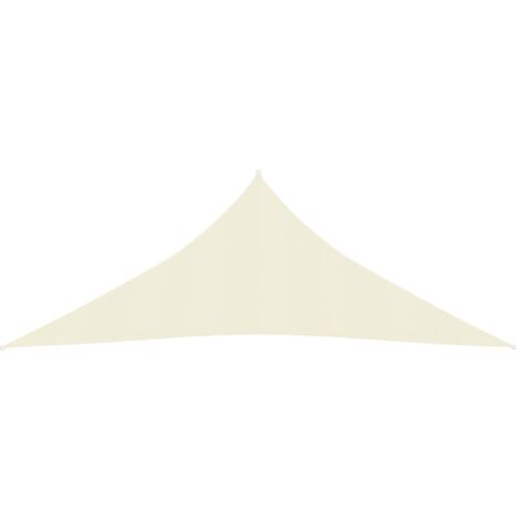 INLIFE Voile d'ombrage 160 g/m² Crème 4x4x4 m PEHD