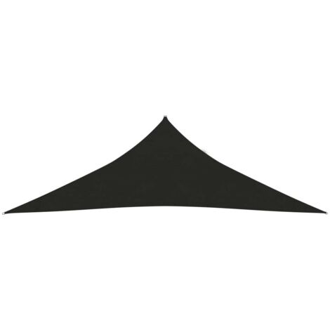 INLIFE Voile d'ombrage 160 g/m² Noir 3,5x3,5x4,9 m PEHD