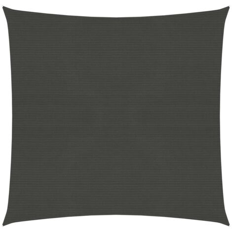 INLIFE Voile d'ombrage 160 g/m² PEHD Anthracite 4,5x4,5 m