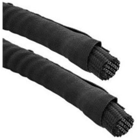 Inline Canalina Rete tubo di protezione nero 5m 10mm
