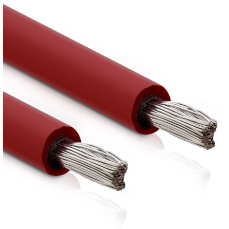 InLine Cavo solare 4 mm², 25 m, cavo di installazione, al metro, rosso, H1Z2Z2-K, fotovoltaico, resistente ai raggi UV e durevole, 94425R