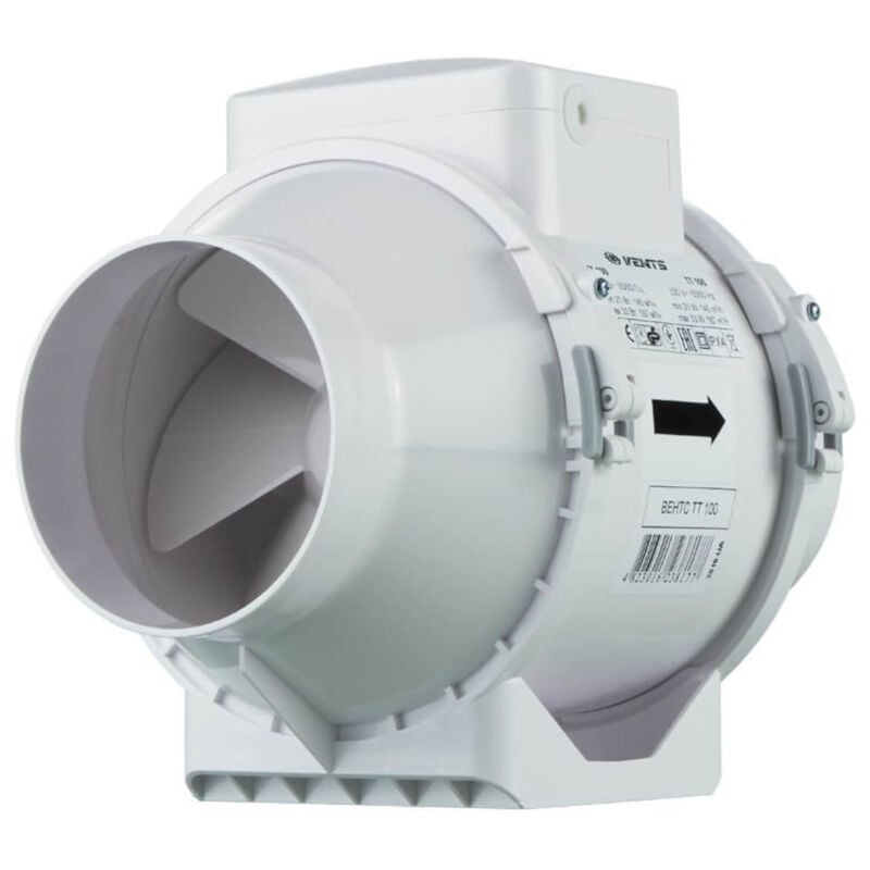 Vents - Inline fan tt 125 up to 280 m³/h