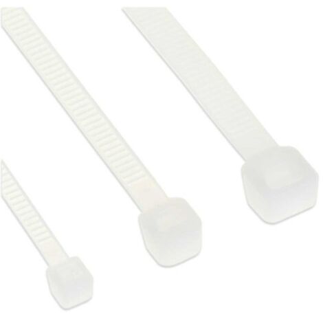 InLine Fascette per cablaggio, 100x2,5mm, colore neutro, 100pz
