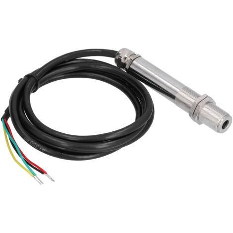 Inline-Temperatursensor mit fester Sonde und Infrarot-Thermometer – 1,5 m Kabel, 5–12 V DC, 485-V-Ausgang