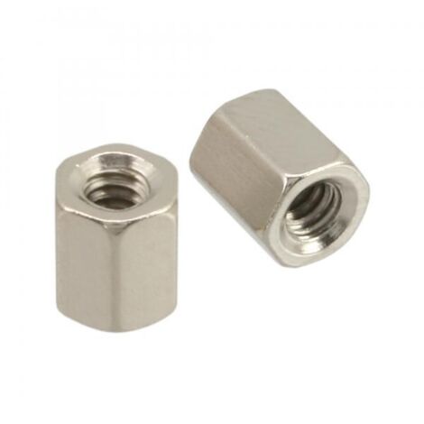 InLine UNC 4/40 dadi neri 100 pezzi 5,8 mm
