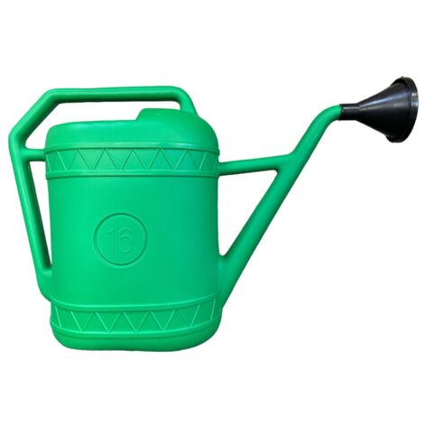 Innaffiatoio in PVC da giardino beccuccio lungo e doccetta 16 Litri per piante  16 Litri