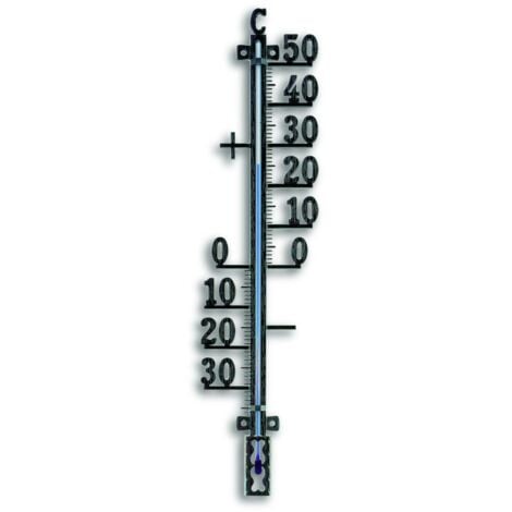 HERTER Innen/Außenthermometer Metall rostfrei 42cm
