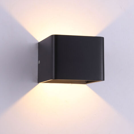 Moderne LED Wand LEuchten Nach Unten Cube Sconce Lampe Schlafz immerIndoor Amp 