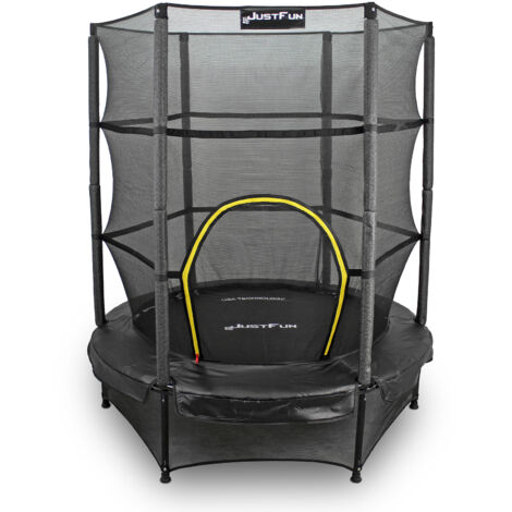 INNEN-TRAMPOLIN 140 cm JUST FUN SCHWARZ