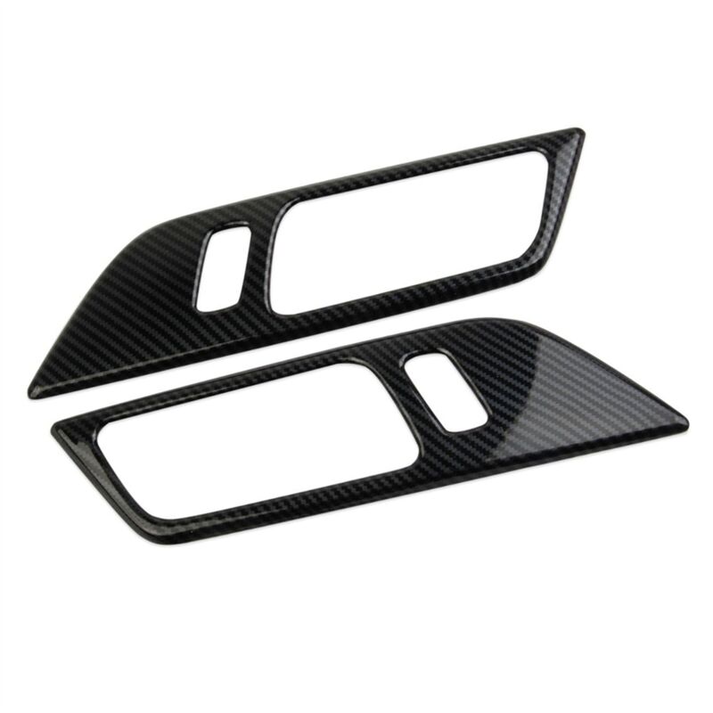 Image of Innen Tür Griff Panel Abdeckung Trim für 2024 Zubehör Carbon Fiber-Niedrigen