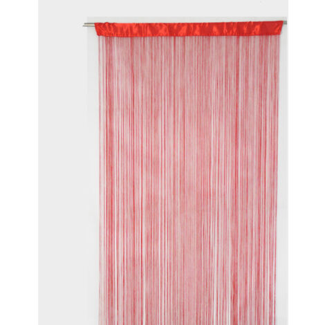 Innenarchitekt - Guopo Fadenvorhang 90x200cm Rot