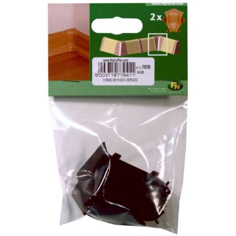 Inneneck für Kunststoffleiste KU.050 wenge Clips & Ecken
