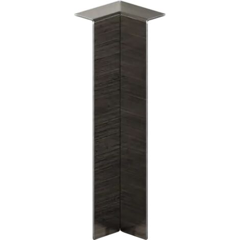 Innenecke FCLI für FC Stahlsockel 8cm x 2cm x 1cm - schwarz satiniert