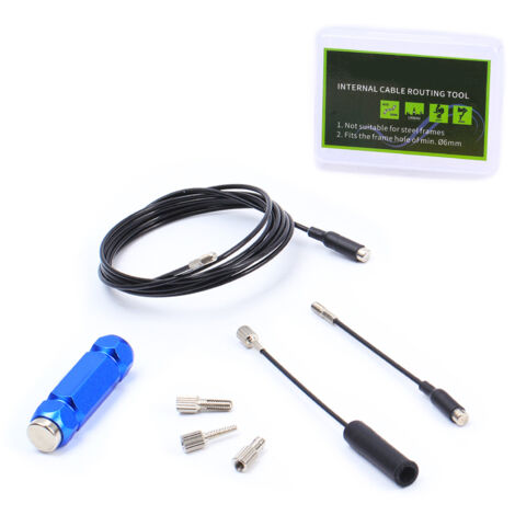Innenliegendes Kabelführungswerkzeug für Fahrräder: robust, praktisch und tragbar. Ideal für die Kabelwartung (1 Set).