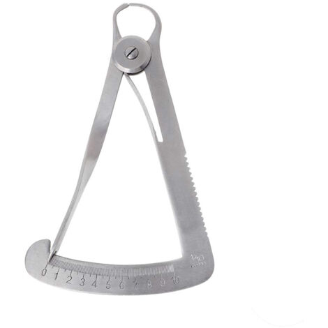 Innenmessschieber aus Edelstahl, kieferorthopädisches Messinstrument, 0-10 mm Messbereich