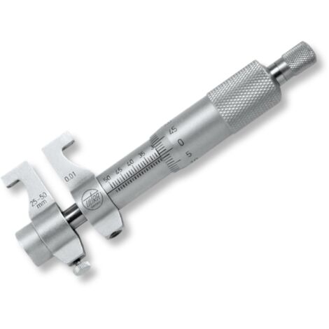 Innenmessschrauben ULTRA active im Etui mit einseitigen Hartmetall-Messschnäbeln 25-50mm