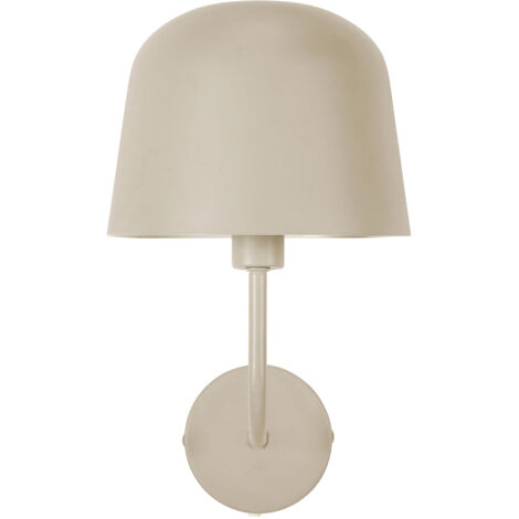 Innenwandleuchte Fres in Beige für E14-Glühbirne