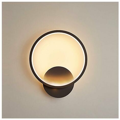 Innenwandleuchte LED 14 W Wandleuchte Warmweiß 3000 K, AC 220 V Schwarz Innenwanddekoration für Schlafzimmer Wohnzimmer Korridor Treppe