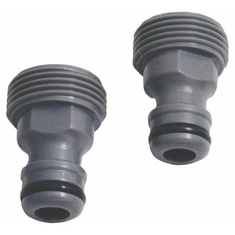 Innesto rapido maschio attacco 3/4 M in pvc   cf. 4 pezzi - Papillon