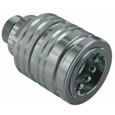 Innesto Rapido Valvola Femmina Passaparete 1/2" DIN2353 M18 (12L) Faster